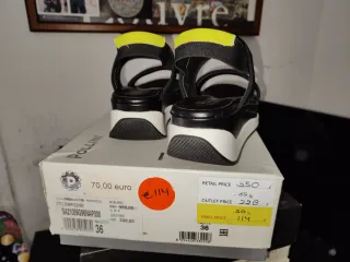 Sandali Pollini Donna Nero/Verde