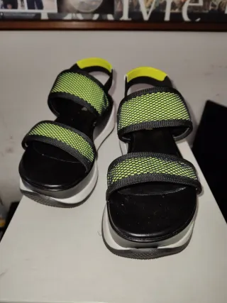 Sandali Pollini Donna Nero/Verde