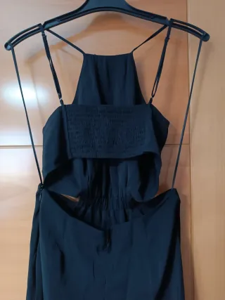 Mono largo de tirantes negro