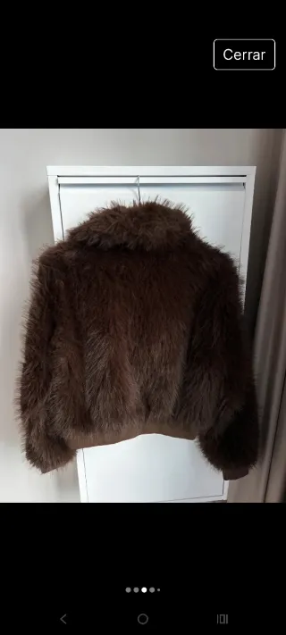 Chaqueta pelo 3 DESY marrón
