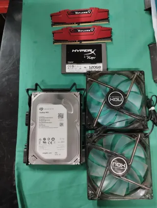Pack Componentes PC: RAM, SSD, HDD y Ventiladores