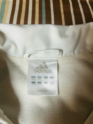 Chaqueta Adidas Blanca y Negra