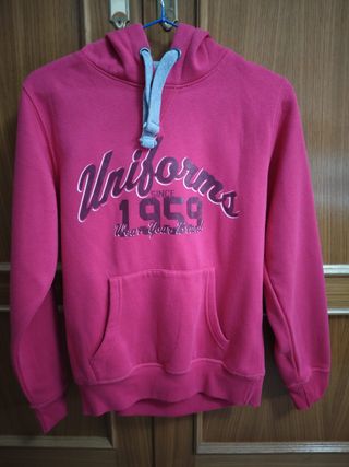 Sudadera rosa talla S