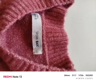 Jersey señora rosa con volantes