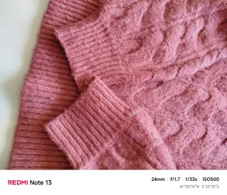 Jersey señora rosa con volantes