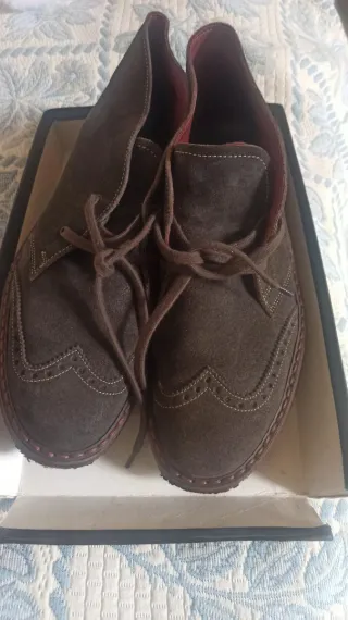 Francesine scamosciate marroni tg 41