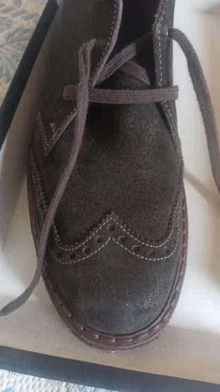 Francesine scamosciate marroni tg 41