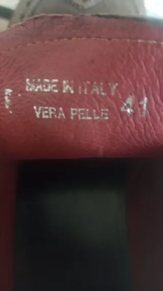 Francesine scamosciate marroni tg 41