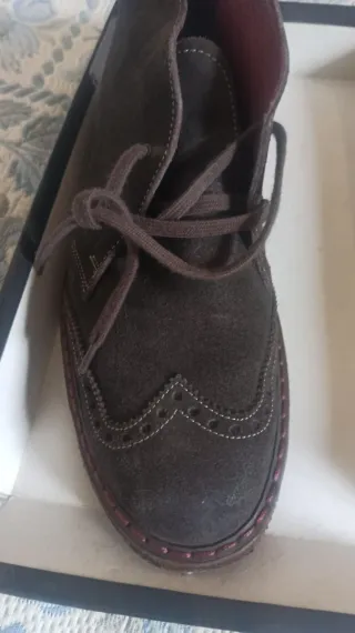 Francesine scamosciate marroni tg 41