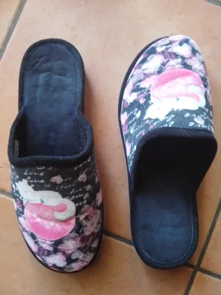 Ciabatte donna con fantasia floreale