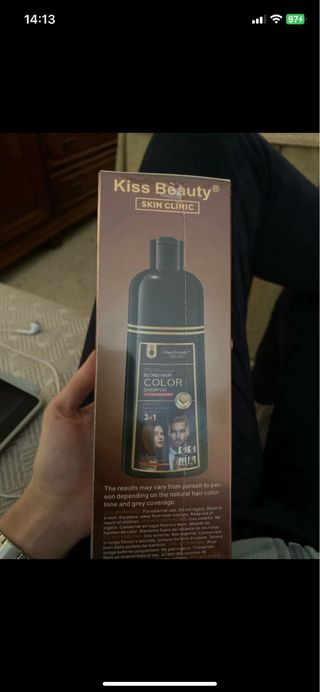 Champú Tinte Rubio Kiss Beauty 3 en 1