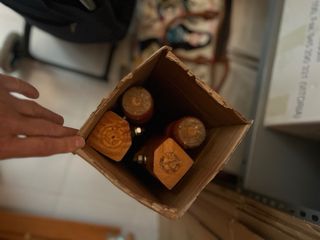 Mesa rústica de madera para chalet