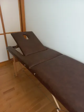 Camilla masaje madera