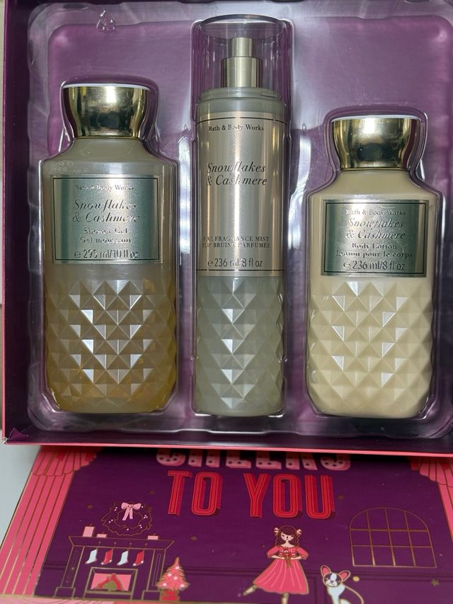 Set Regalo Bath & Body Works Snowflakes & Cashmere