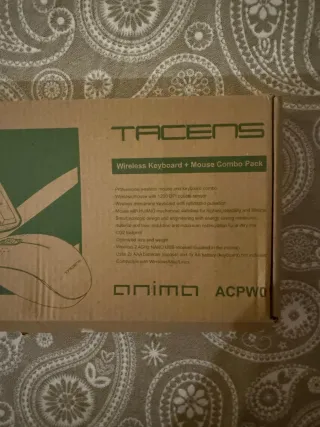 Tacens Teclado y Ratón Inalámbrico