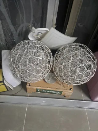 Lámparas de techo esféricas metal