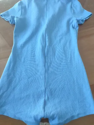 Mono corto Zara azul mujer