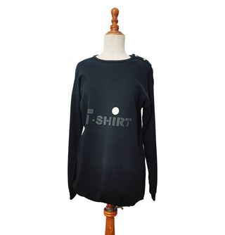 Sonia Rykiel/ Camiseta larga estampada S