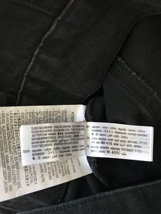 Chaqueta ZARA combinada negra