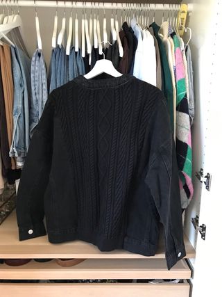 Chaqueta ZARA combinada negra