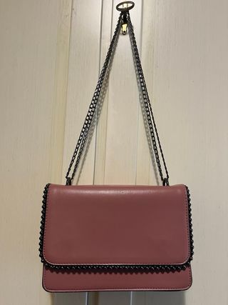 Borsa a tracolla rosa