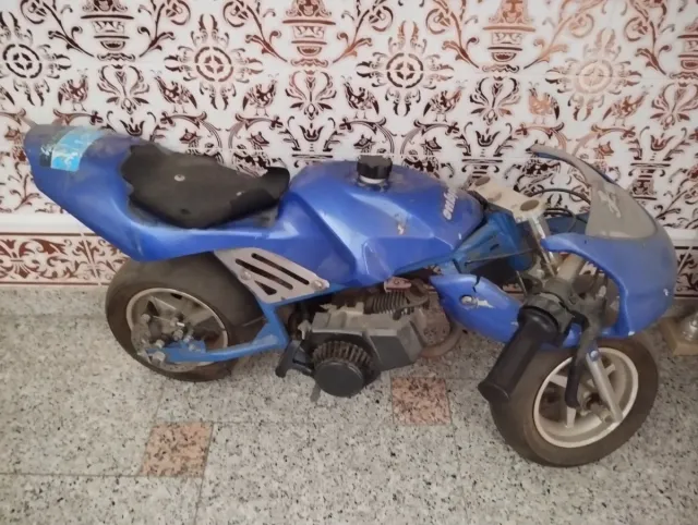 Mini Moto Azul