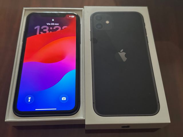 IPHONE 11, 64GB NEGRO, MUY CUIDADO. CON SU CAJA