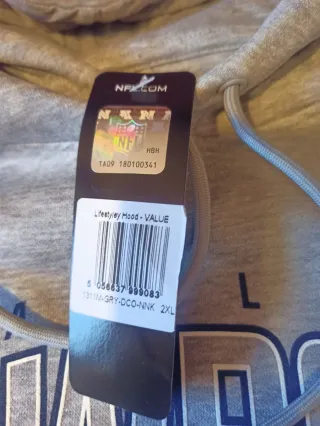 Sudadera NFL Cowboys XXL Cinza