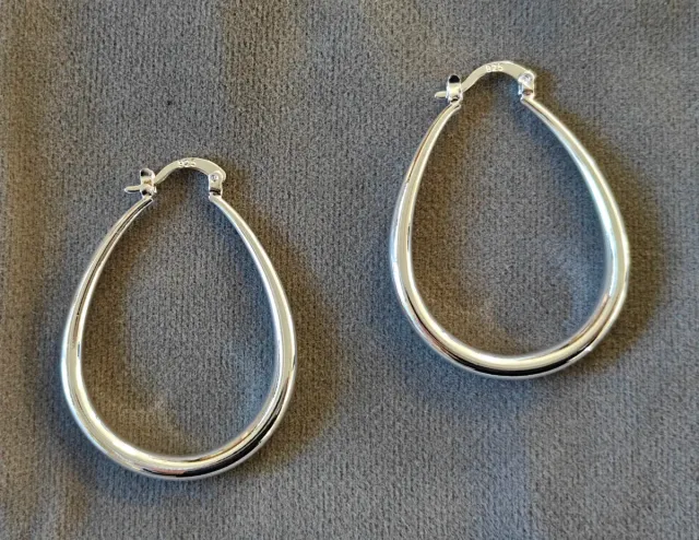 Pendientes de Plata Aro grandes