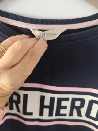 Sudadera corta Girl Hero