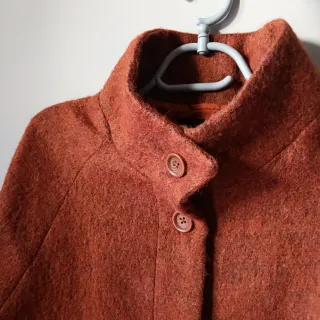 Abrigo lana Surkana T. XL color teja