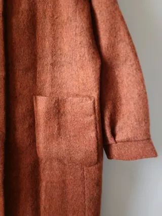 Abrigo lana Surkana T. XL color teja