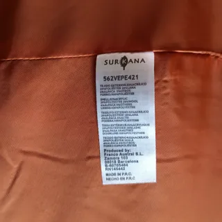 Abrigo lana Surkana T. XL color teja