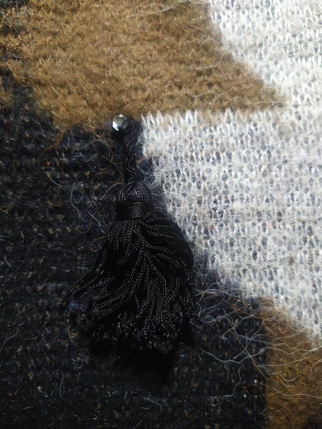 CONJUNTO DE LANA DE JERSEY Y FALDA DE MUJER