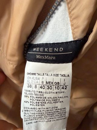Cappotto reversibile Max Mara Weekend Beige