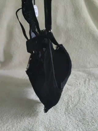 Conjunto sujetador y braguita Primark negro 90C