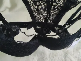 Conjunto sujetador y braguita Primark negro 90C