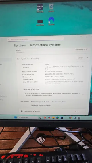 Ordenador + Pantalla Negro