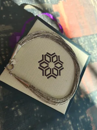 Pulsera de plata estilo cascada