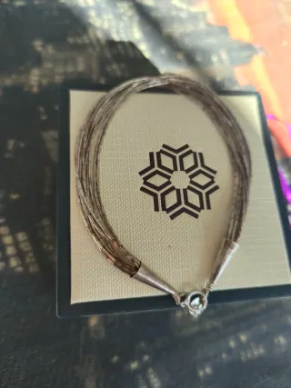 Pulsera de plata estilo cascada