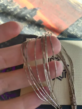 Pulsera de plata estilo cascada