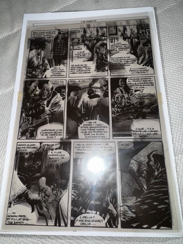 Lotto 11 Fotoliti Originali di V per Vendetta e Batman