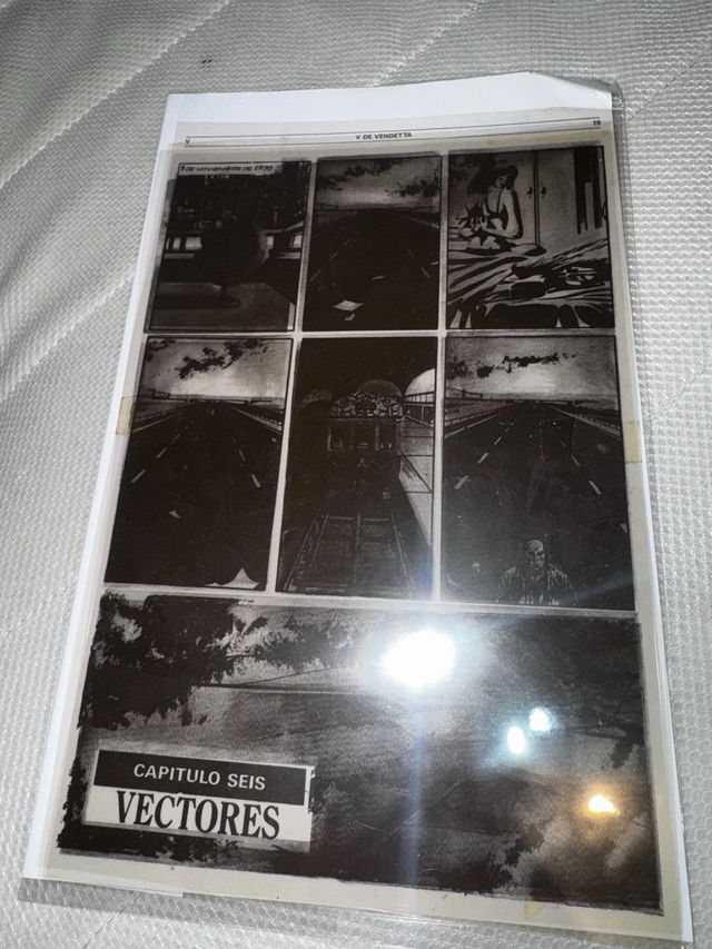 Lotto 11 Fotoliti Originali di V per Vendetta e Batman