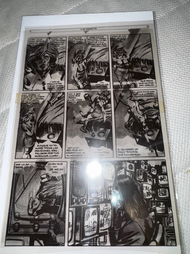 Lotto 11 Fotoliti Originali di V per Vendetta e Batman