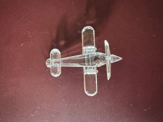 Aereo cristallo trasparente decorativo