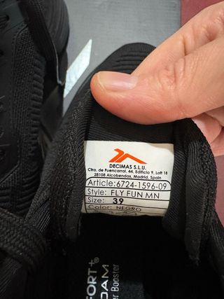 Zapatillas Deportivas Tenthcomfort Negras