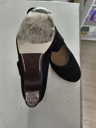 Zapatos de flamenco negros