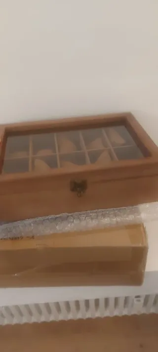 Scatola porta orologi in legno