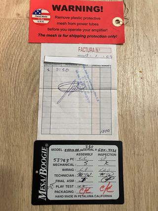 Mesa Boogie Express 5:50 Amplificador Guitarra