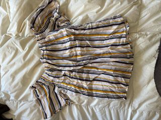 Camisa de rayas multicolor